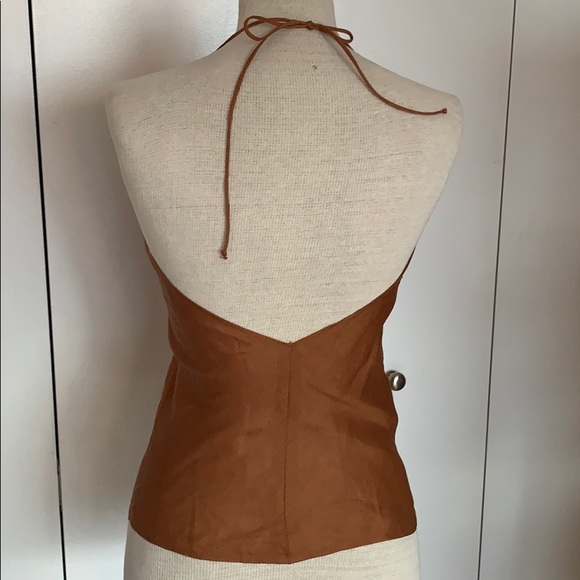 Serge & Réal Vintage linen halter tank - Picture 4 of 6